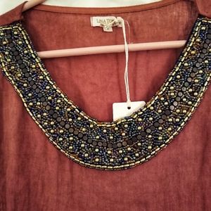 Womens linen shift dress